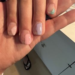 New French Nails - Terrible nail job