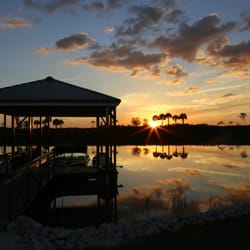 Waterski school - Eden Ski Lake - Sunset at the Eden ski lake