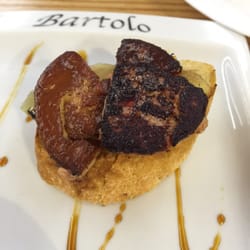 Casa Bartolo Etxea - Grilled foie gras.