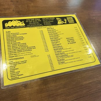 Booby's Carbondale - Current Menu - Sandwiches Near Me - Carbondale, Illinois Booby's Carbondale - Current Menu - Sandwiches Near Me - Carbondale, Illinois