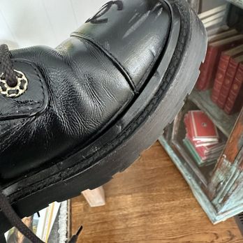 Marelli Brothers - They tried to remove the sole and did not even try to properly attach it to the boot - Shoe Stores Near Me - San Rafael, California Marelli Brothers - They tried to remove the sole and did not even try to properly attach it to the boot - Shoe Stores Near Me - San Rafael, California