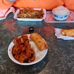 Lakeview Chinese Restaurant - General toas, pork roll, shrimp roll, and beef schezuan(sp?) Were great!