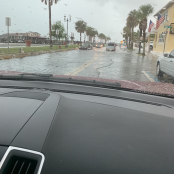 Solano Cycle Inc - The street they wanted us to drive though in a tiny car w/ no roof in a lightening & rain storm! - Motorcycle Dealers Near Me - Saint Augustine, Florida