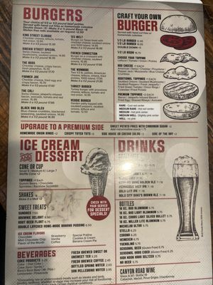 Menu photo 3 One Twenty Three Burger House Saint Augustine, FL