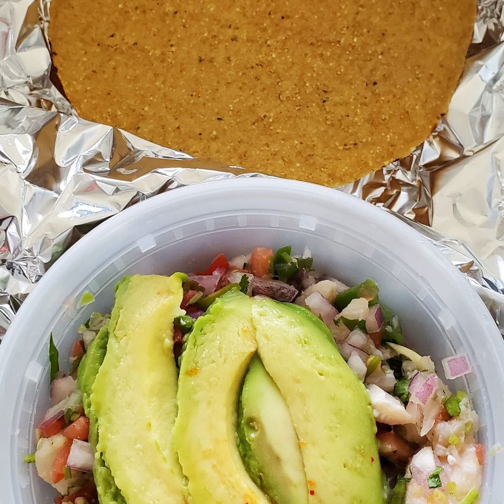 El Farolito - Tostada de Ceviche ($5.25) - Mexican Near Me - San Francisco, California El Farolito - Tostada de Ceviche ($5.25) - Mexican Near Me - San Francisco, California