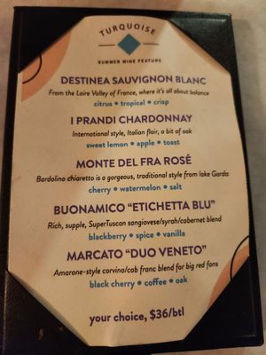 Menu photo 8 Turquoise Restaurant Chicago, IL