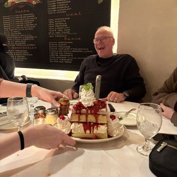 Tony's Di Napoli - Strawberry shortcake for dessert! - Italian Near Me - New York, New York Tony's Di Napoli - Strawberry shortcake for dessert! - Italian Near Me - New York, New York