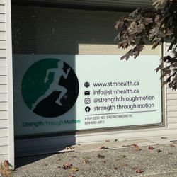 Strength Through Motion - Sign