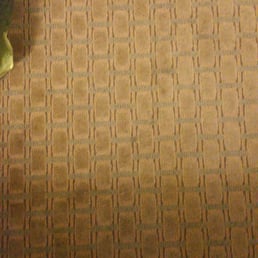 dirty rug discolor..
