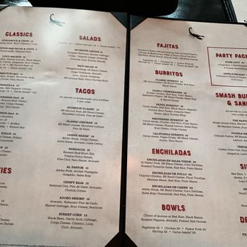 Scorpion Bar Patriot Place - Menu - Mexican Near Me - Foxborough, Massachusetts Scorpion Bar Patriot Place - Menu - Mexican Near Me - Foxborough, Massachusetts
