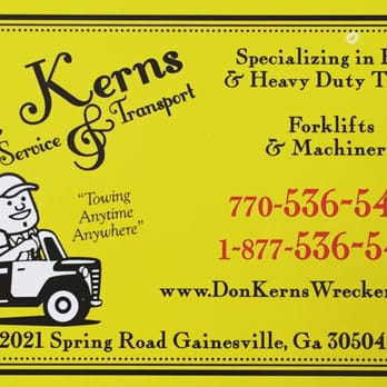 Don Kerns Wrecker Service - Towing Near Me - Gainesville, Georgia Don Kerns Wrecker Service - Towing Near Me - Gainesville, Georgia