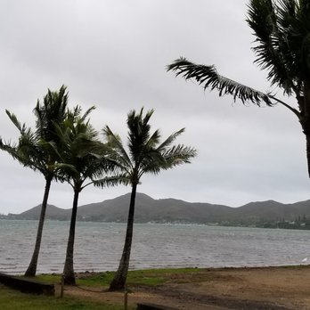 Kaneohe Beach Park - No rain yet... Constant wind present... 8-24-18 - Parks Near Me - Kaneohe, Hawaii Kaneohe Beach Park - No rain yet... Constant wind present... 8-24-18 - Parks Near Me - Kaneohe, Hawaii