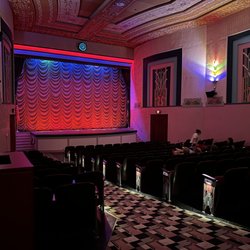 The Grand Theatre - Front area. The screen sits a little back on the stage.
