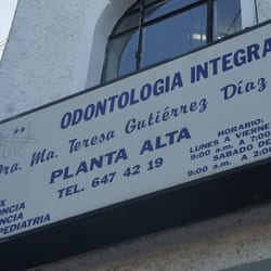 Gutierrez Diaz Ma. Teresa del Consuelo - Es en el piso de arriba.