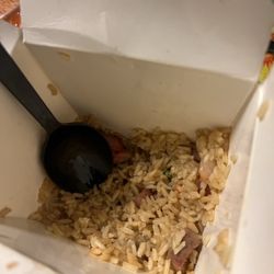 Great Wall - Pork fried rice! AWESOME I have it alone as a meal... One bit your hooked!