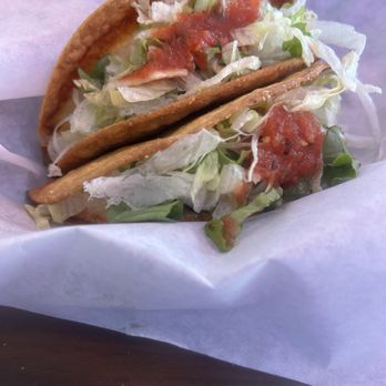 Mema’s Alaskan Tacos - The pork Alaskan tacos were crispy with fresh veggies on top. - Tacos Near Me - Tampa, Florida