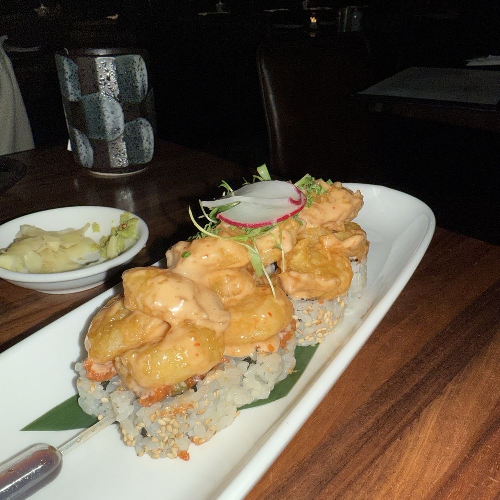 Robata JINYA - 3rd St. - Spicy Creamy Shrimp Roll - Japanese Near Me - Los Angeles, California Robata JINYA - 3rd St. - Spicy Creamy Shrimp Roll - Japanese Near Me - Los Angeles, California