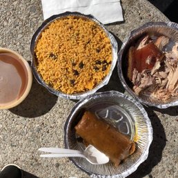 a variety of food items