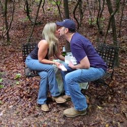 Anniversary love letter by the creek