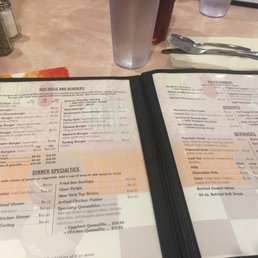 Extensive menu