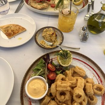 White Olive - Calamari Chicken piccata - Mediterranean Near Me - New York, New York