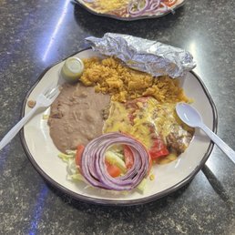 Cheese enchiladas