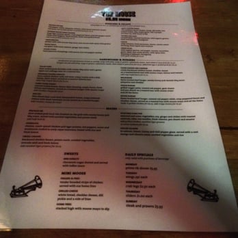The Moose Vancouver - Front of menu~ - Bars Near Me - Vancouver, British Columbia The Moose Vancouver - Front of menu~ - Bars Near Me - Vancouver, British Columbia