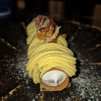 Kumoya - Corn- corn amazake pudding, sweet creme,caramelized corn flake powder, and sable.. crispy, moist, flavorful. - Japanese Near Me - Denver, Colorado Kumoya - Corn- corn amazake pudding, sweet creme,caramelized corn flake powder, and sable.. crispy, moist, flavorful. - Japanese Near Me - Denver, Colorado