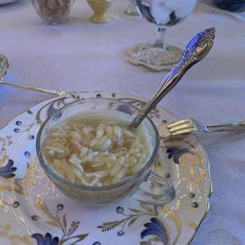 Tea with Kip - Orzo soup - Tea Rooms Near Me - Midlothian, Virginia