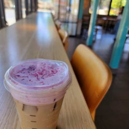 Grande iced cherry chai with blonde espresso