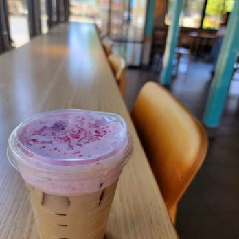 Starbucks - Grande iced cherry chai with blonde espresso - Coffee & Tea Near Me - Temecula, California