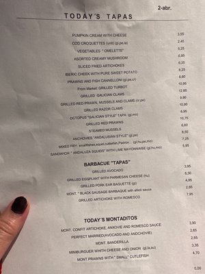 Menu photo 3 Vinitus Madrid, M