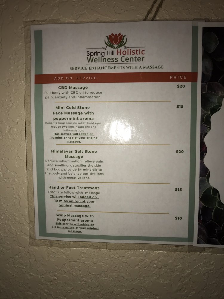 SPRING HILL HOLISTIC WELLNESS CENTER Updated September 2024 10417