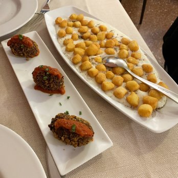 Da Cesare - Fried eggplant and gnocchi. I so recommend the eggplant! - Roman Near Me - Rome, RM