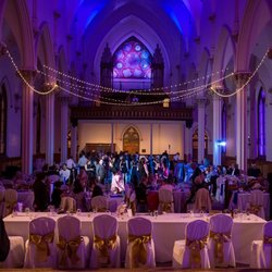 Agora Grand Event Center - Luxury all-inclusive wedding venue in Maine with custom uplighting