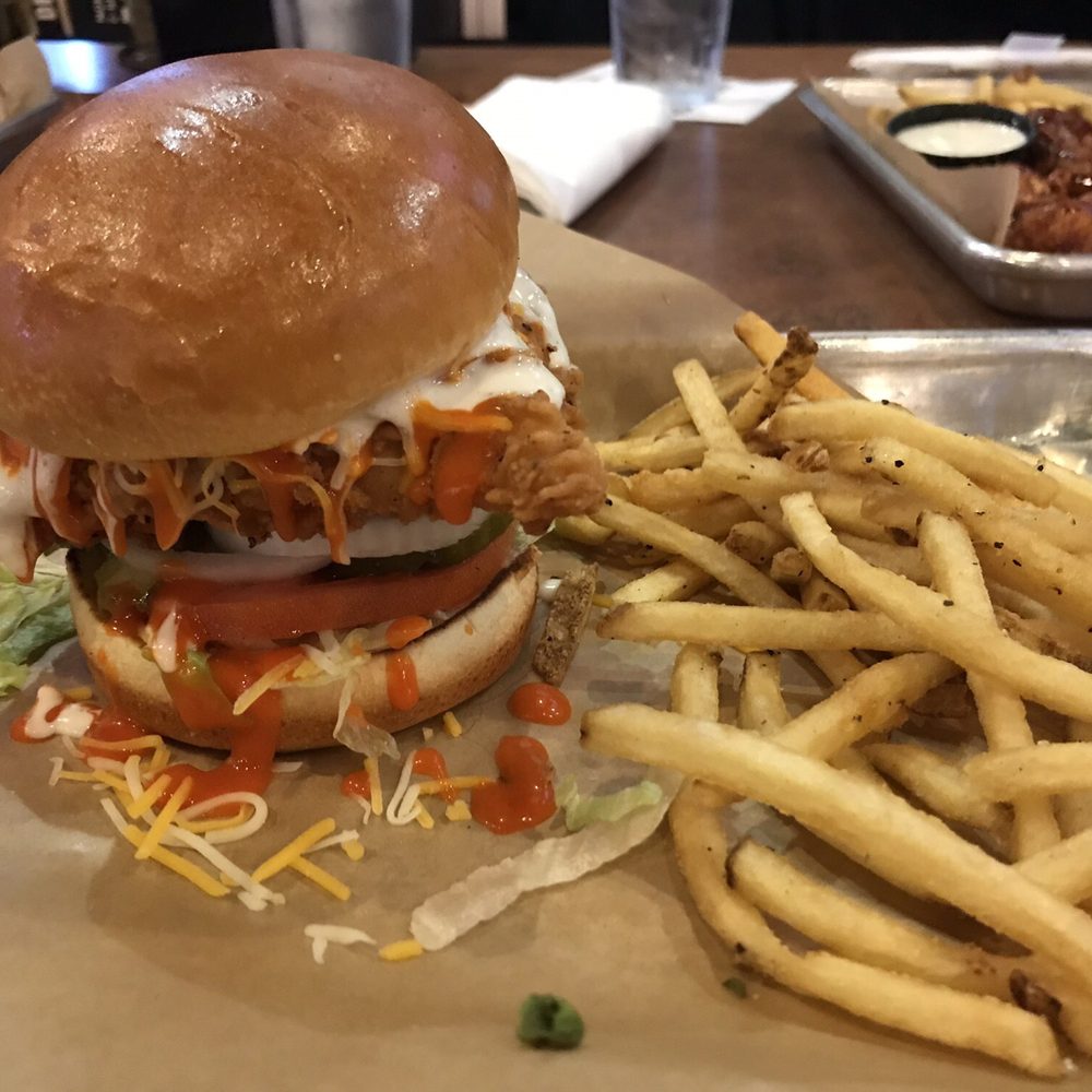 Buffalo Wild Wings - Sandwich was ok and the fries were bad at best (unless you love salt) - Sports Bars Near Me - Sherwood, Arkansas