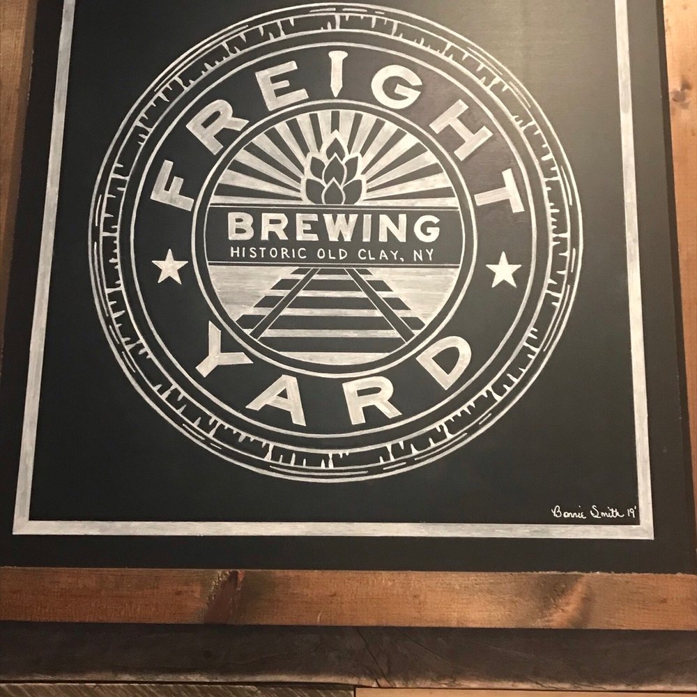 Freight Yard Brewing - the logo for freight yard - Breweries Near Me - Clay, New York