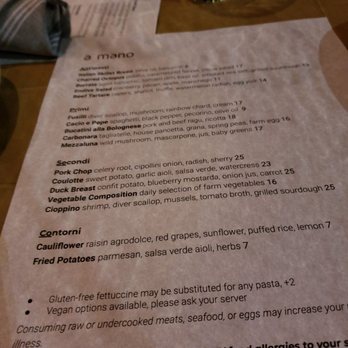 a mano - This week 2-9-19 - Italian Near Me - Atlanta, Georgia