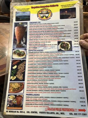 Menu photo 1 Taquitos Acapulco-Vallarta Puerto Vallarta, JAL Menu photo 1 Taquitos Acapulco-Vallarta Puerto Vallarta, JAL