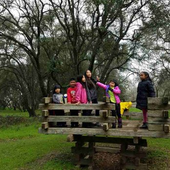 Effie Yeaw Nature Center - Fun wooden thing for kids to climb on - Visitor Centers Near Me - Carmichael, California