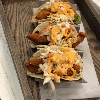 Cosmo Eatery - Buffalo chicken tacos - American Near Me - Houston, Texas Cosmo Eatery - Buffalo chicken tacos - American Near Me - Houston, Texas