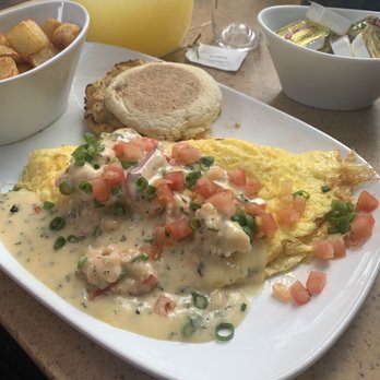 Another Broken Egg Cafe - Lobster & Brie Omelette - Breakfast & Brunch Near Me - Pembroke Pines, Florida