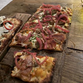 BO-beau kitchen + roof tap - Carnivore flatbread - Tapas/Small Plates Near Me - Long Beach, California BO-beau kitchen + roof tap - Carnivore flatbread - Tapas/Small Plates Near Me - Long Beach, California