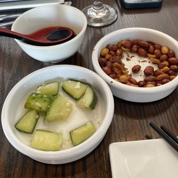 Margaret Kuo’s - Granite Run - Free for the table--spicy pickles and seasoned peanuts - Chinese Near Me - Media, Pennsylvania Margaret Kuo’s - Granite Run - Free for the table--spicy pickles and seasoned peanuts - Chinese Near Me - Media, Pennsylvania