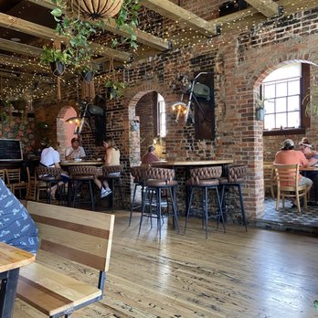 Prost Biergarten - Indoor decor and seating - German Near Me - Wilmington, North Carolina