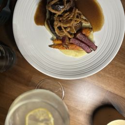 Port Braised Beef Short Ribs Plate