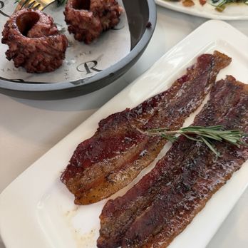 The Royale - Candied bacon and chicken apple sausage - Breakfast & Brunch Near Me - Pleasant Hill, California The Royale - Candied bacon and chicken apple sausage - Breakfast & Brunch Near Me - Pleasant Hill, California
