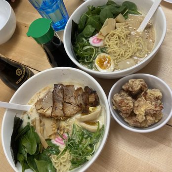 Prime Sushi & Ramen - Pork chasu and tonkotsu broth Fried chicken ramen and miso base - Ramen Near Me - Hoffman Estates, Illinois