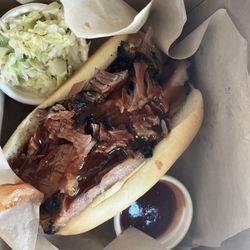 So Barbeque - Friday special brisket sandwich.