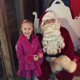 Emma with Santa Emma with Santa